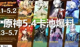 原神最新爆料卡池,神秘角色即将降临，探索未知冒险之旅